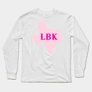 LBK Texas in Pink Long Sleeve T-Shirt